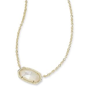 Kendra Scott Elisa Gold Necklace - Ivory Pearl